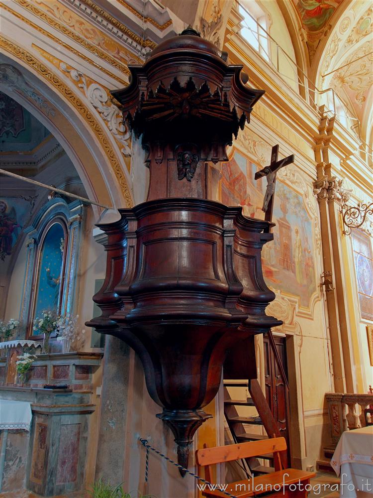 Muzzano (Biella, Italy) - Pulpit of the Church of Sant'Eusebio